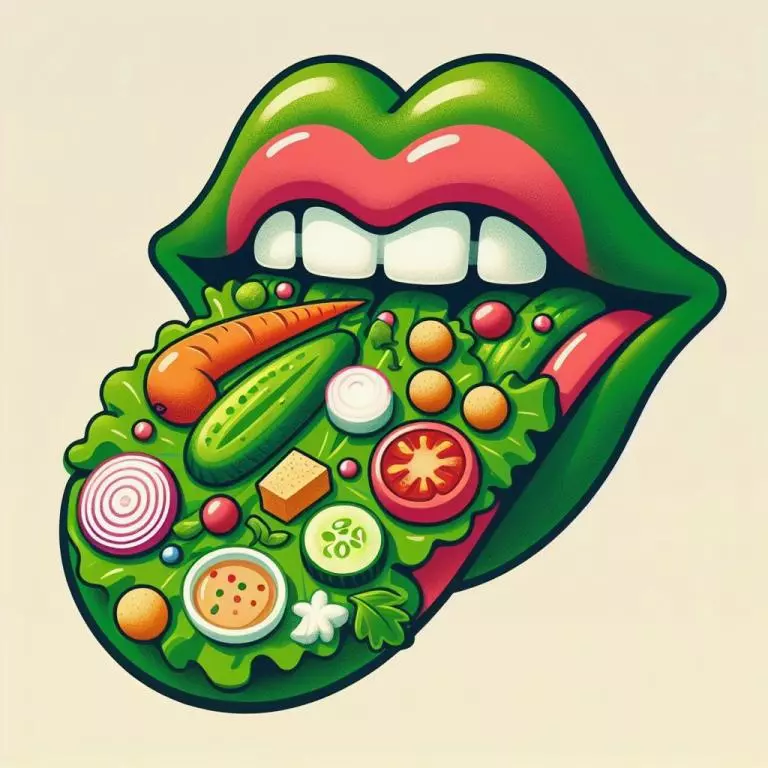 Салат с языком: Салат с языком и овощами