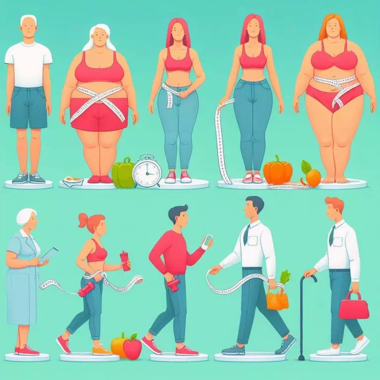 Отличия похудения у людей разного возраста и пола: Возрастные отличия похудения