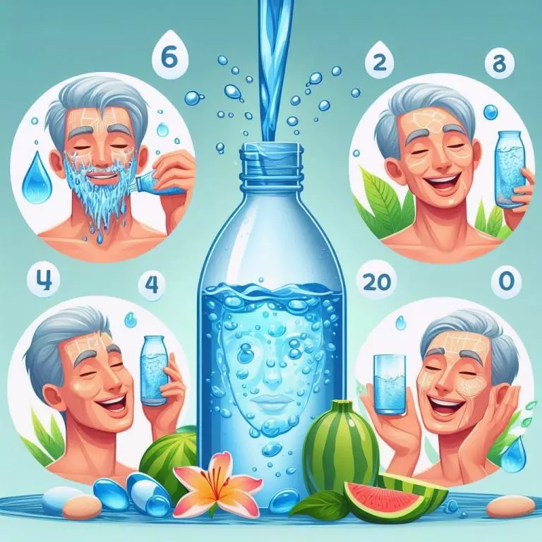 6 секретов, как вода поможет тебе жить дольше и выглядеть моложе 💧: Секрет №2: Вода увлажняет твою кожу и волосы 💦