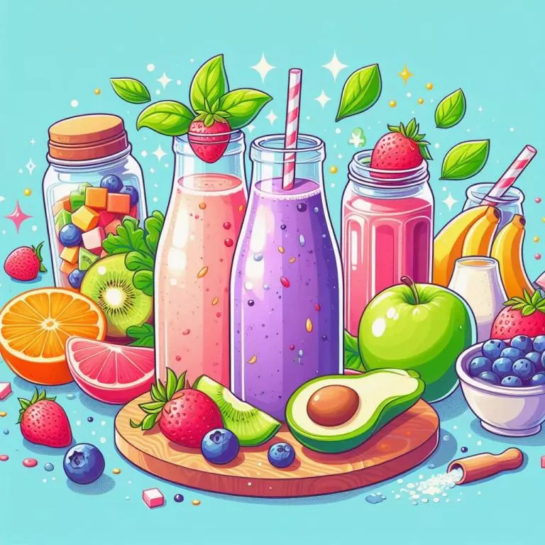 Как сделать 7 невероятно вкусных и полезных смузи из воды и фруктов за 5 минут? 🍌: 2. Смузи из воды и ягод 🍓